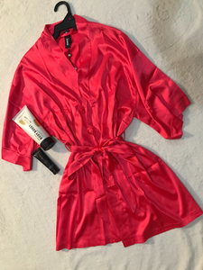 Silky RED Robe